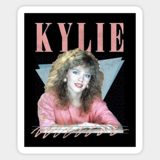 Kylie // 80s Retro Fan Design Sticker